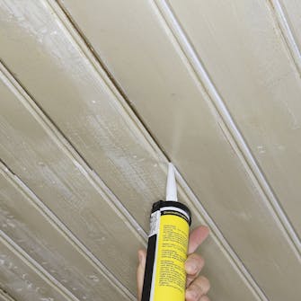 Måla paneltak Måla paneltak